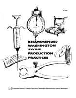 Recommended Washington swine production practices