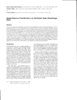 Spatial patterns of tree mortality in an old-growth Abies-Pseudotsuga stand