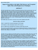 Impact of insecticides on the spider mite destroyer and twospotted spider mite on red raspberries in Washington