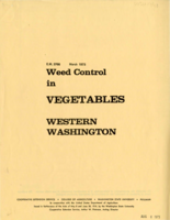 Weed control in vegetables western Washington