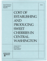 Cost of establishing and producing sweet cherries in Central Washington