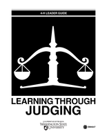 Learning through 4-H Judging (Leader Guide)