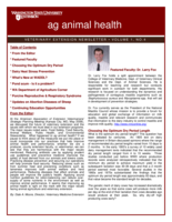 Veterinary Extension Newsletter, Summer 2008