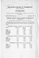 Winter wheats for eastern Washington