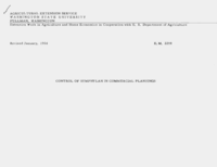 Control of symphylan in commercial plantings