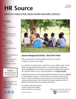 HR Source Newsletter, April 2019