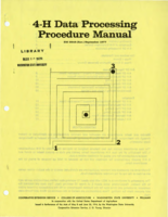 4-H data processing procedure manual