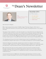 Dean's Newsletter, December 2015