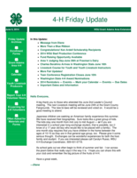 4-H Friday Update, June 6, 2014