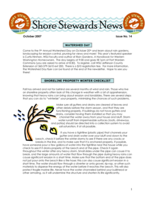 Shore Stewards News, October 2007