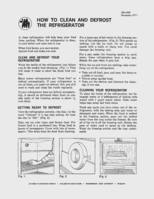 How to clean and defrost the refrigerator