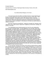 If an Editorial Board Resigns in the Forest ...