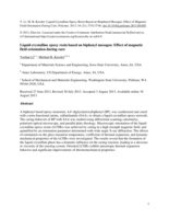 Liquid crystalline epoxy resin based on biphenyl mesogen: Effect of magnetic field orientation during cure
