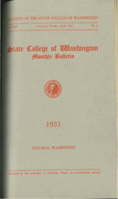College catalog, 1931