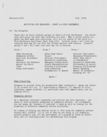 Activities for delegates: State 4-H club conference