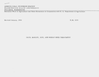 Oats, barley, rye and wheat-- seed treatment