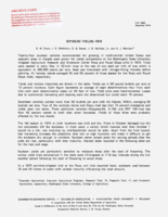 Soybean yields - 1974