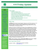 4-H Friday Update, August 9, 2019
