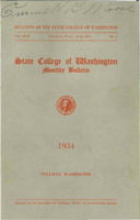 College catalog, 1934