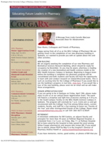 CougaRx Alumni Newsletter, April 2013