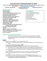Lewis County 4-H E-Newsblast, March 2018