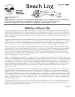 Beach Log, August 2008