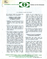 Environmental education series: Fertilizers and the environment