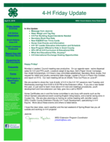 4-H Friday Update, April 8, 2016