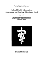 Table of Contents, 2nd International Conference of Animal Health Information Specialists