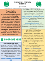 Thurston County 4-H LINK, June 5, 2020
