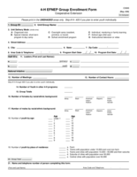 EFNEP 4-H Member Enrollment Form