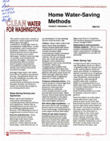 Home water-saving methods