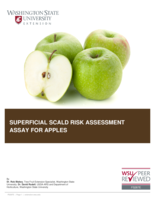 Superficial scald risk assessment assay for apples