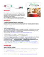 CloverGram, November 8, 2019