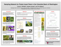 Sampling network for potato insect pests in the Columbia Basin of Washington