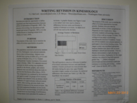 Writing revision in kinesiology