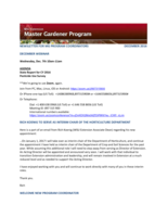 Master Gardener Program Newsletter, December 2016