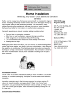 Home Insulation