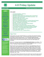 4-H Friday Update, February 28, 2020