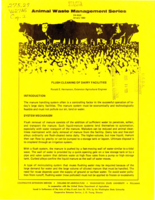 Animal waste management series: flush cleaning of dairy facilities