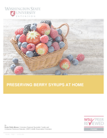 Preserving berry syrups at home