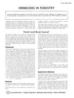 Herbicides in forestry