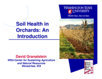 Soil health in orchards: An introduction