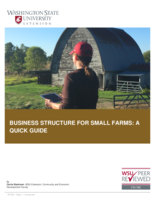 Business structure for small farms: A quick guide
