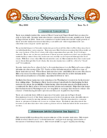 Shore Stewards News, May 2006