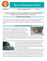Shore Stewards News, Jefferson and Clallam Counties, WA, Issue 75