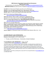 Grays Harbor County 4-H News Blast, June 19, 2019