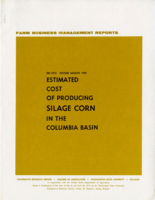 Estimated cost of producing silage corn in the Columbia basin