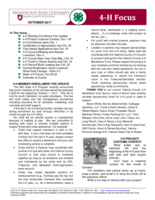 WSU Yakima County Extension 4-H Focus, October 2017