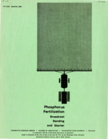Phosphorus fertilization: broadcast banding and starter